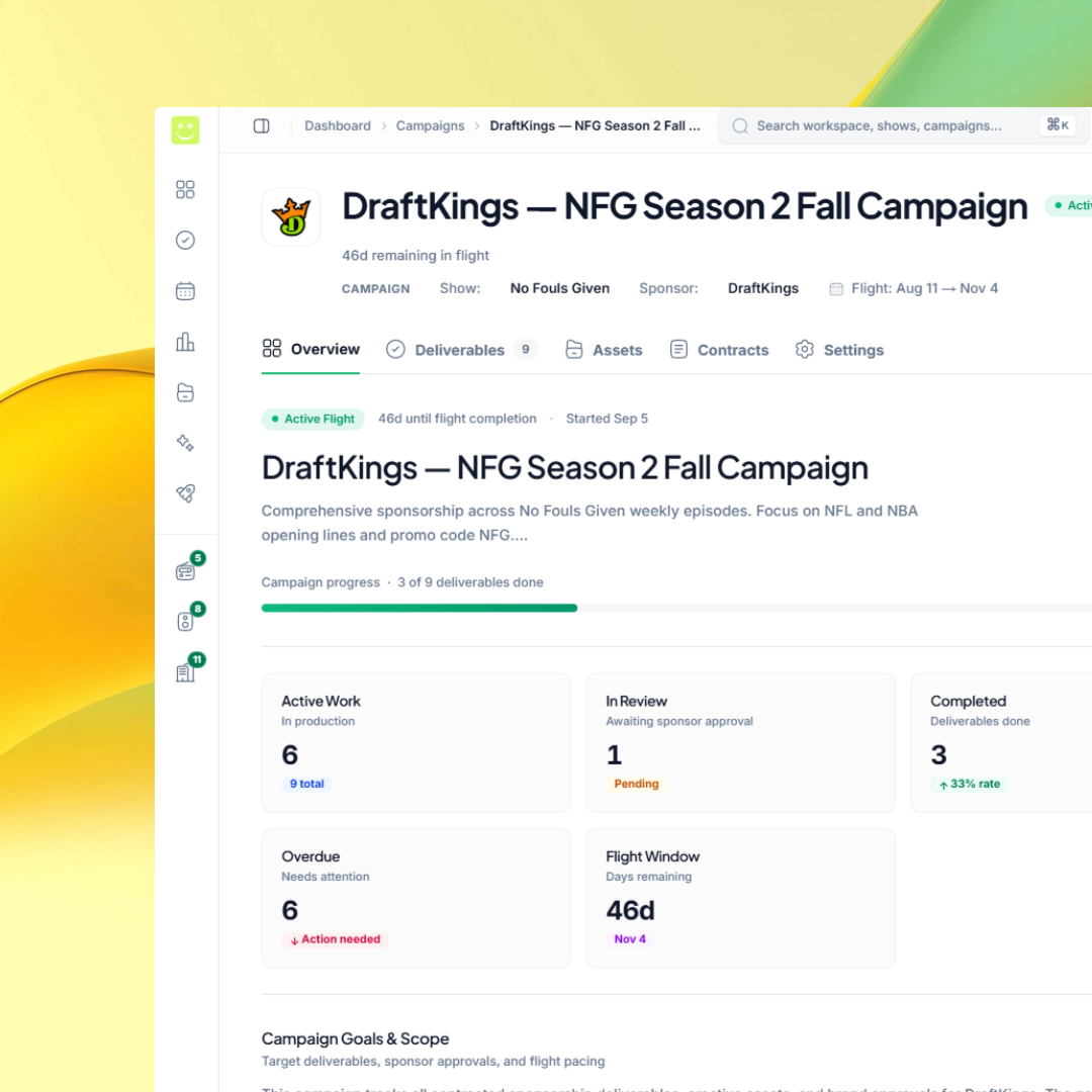 Sponsor Campaigns Management Dashboard